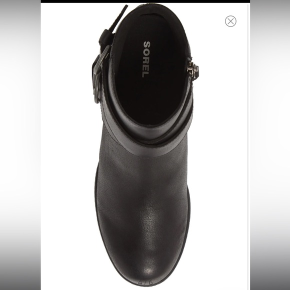 Sorel Black Joan of Arctic II Wedge Bootie - Picture 1 of 5